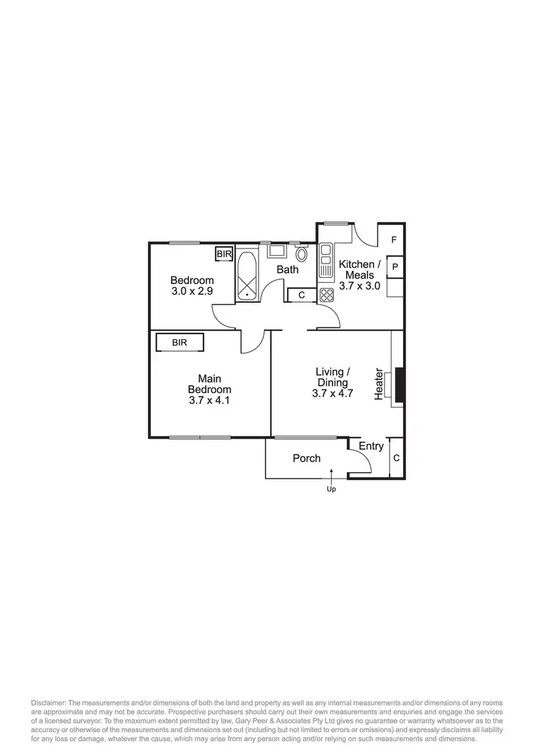 Floorplan of Homely apartment listing, 5/362 Carlisle Street, St Kilda East VIC 3183