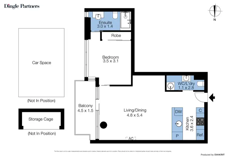 Floorplan of Homely apartment listing, 706/163 Cremorne Street, Cremorne VIC 3121