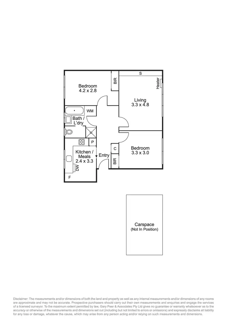 Floorplan of Homely apartment listing, 8/132 Alexandra Street, St Kilda East VIC 3183
