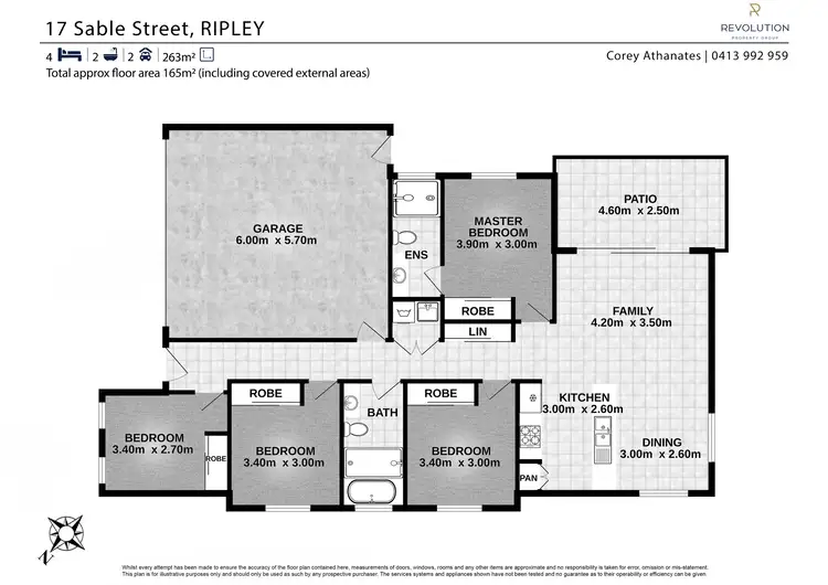 Floorplan of Homely house listing, 17 Sable Street, Ripley QLD 4306