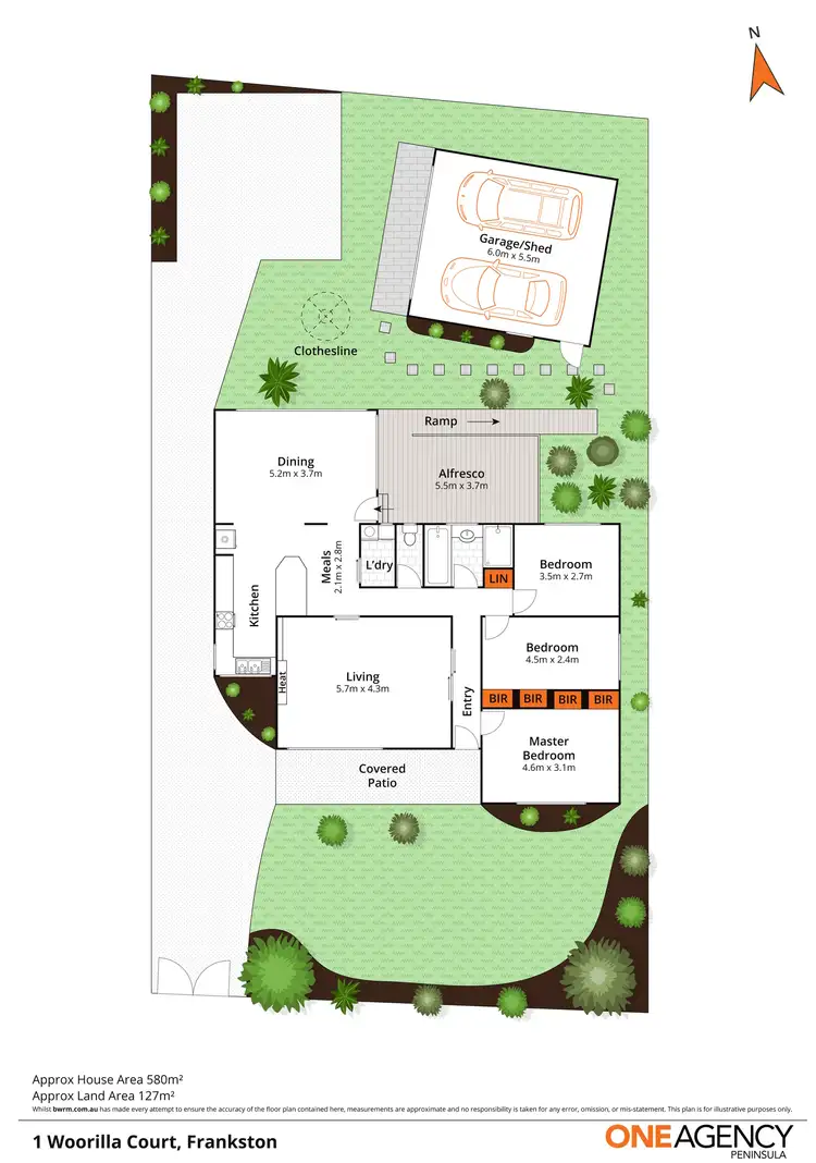 Floorplan of Homely house listing, 1 Woorilla Court, Frankston VIC 3199