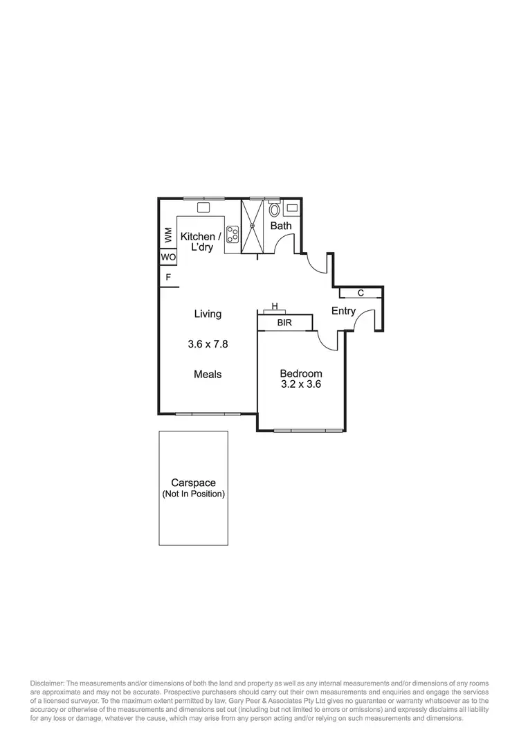 Floorplan of Homely apartment listing, 10/162 Brighton Road, Ripponlea VIC 3185