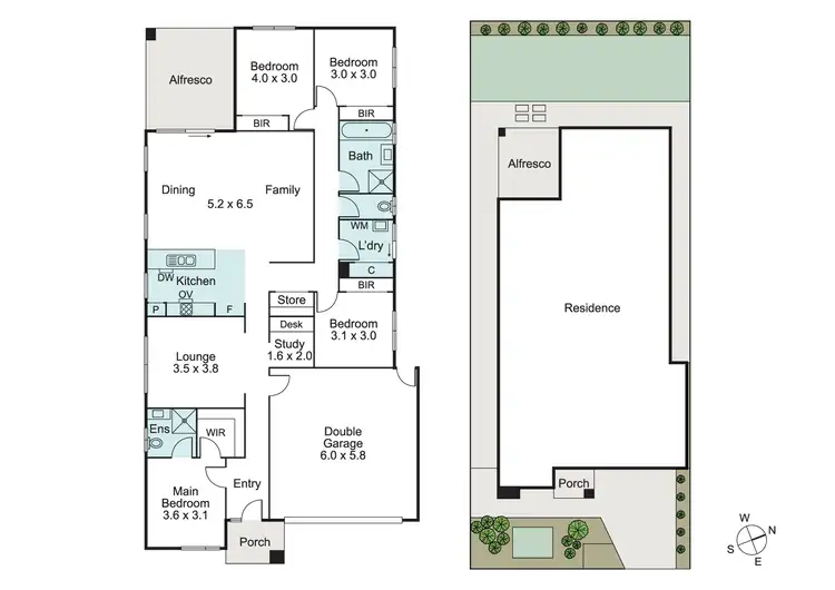 Floorplan of Homely house listing, 13 Kyarra Drive, Doreen VIC 3754