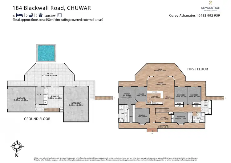 Floorplan of Homely house listing, 184 Blackwall Road, Chuwar QLD 4306