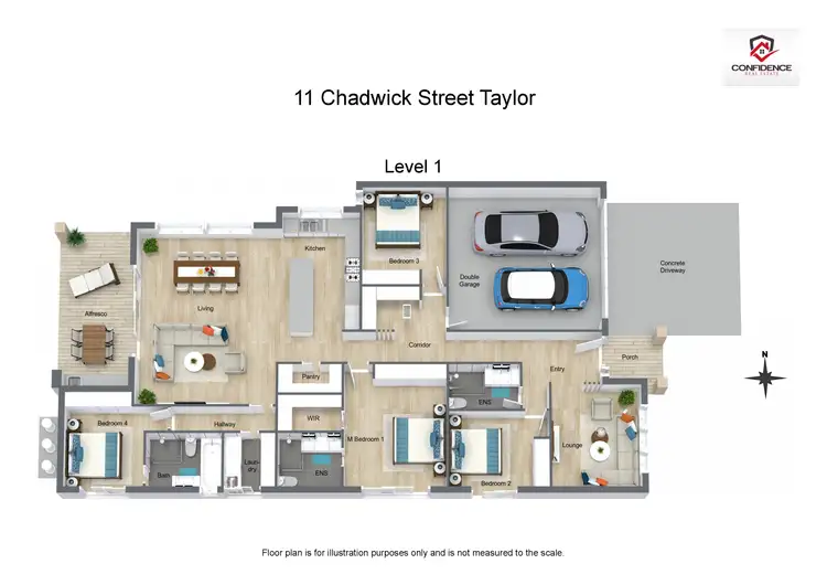 Floorplan of Homely house listing, 11 Chadwick Street, Taylor ACT 2913