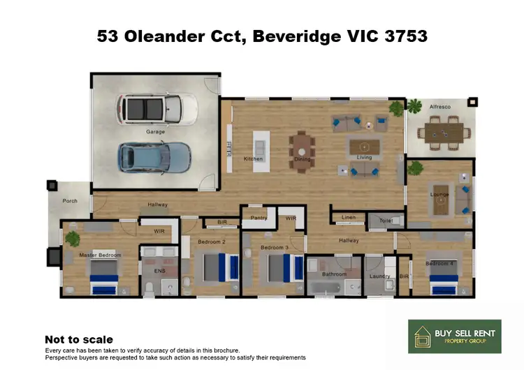 Floorplan of Homely house listing, 53 Oleander Circuit, Beveridge VIC 3753