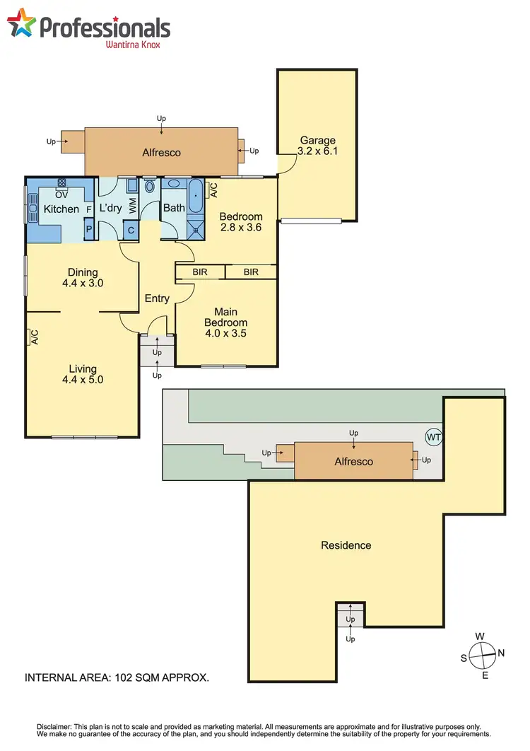 Floorplan of Homely unit listing, 16/40-46 Elmhurst Road, Bayswater North VIC 3153