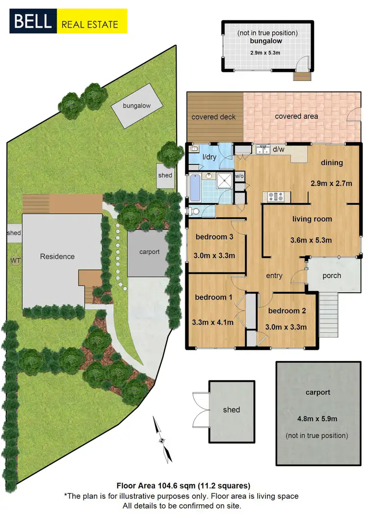 Floorplan of Homely house listing, 3 Donald Close, Kilsyth VIC 3137