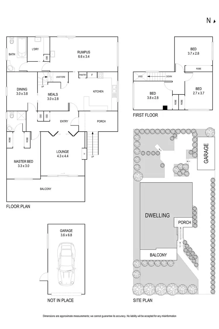Floorplan of Homely house listing, 12 Rye Street, Mitcham VIC 3132