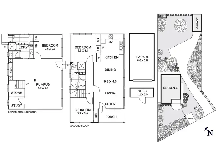 Floorplan of Homely house listing, 6 Gunyah Street, Rye VIC 3941