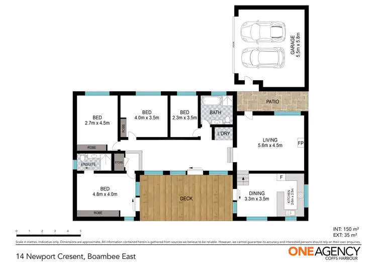 Floorplan of Homely house listing, 14 Newport Crescent, Boambee East NSW 2452