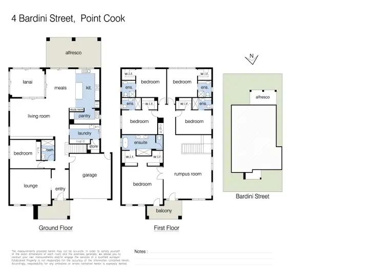 Floorplan of Homely house listing, 4 Bardini Street, Point Cook VIC 3030