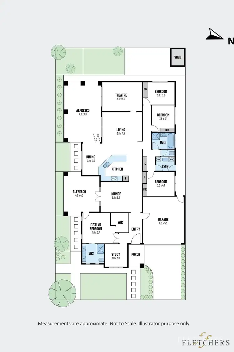 Floorplan of Homely house listing, 6 Swanton Avenue, Williams Landing VIC 3027