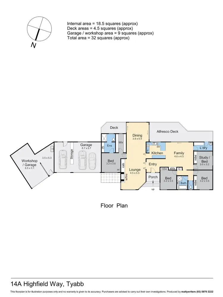 Floorplan of Homely rural property listing, 14A Highfield Way, Tyabb VIC 3913