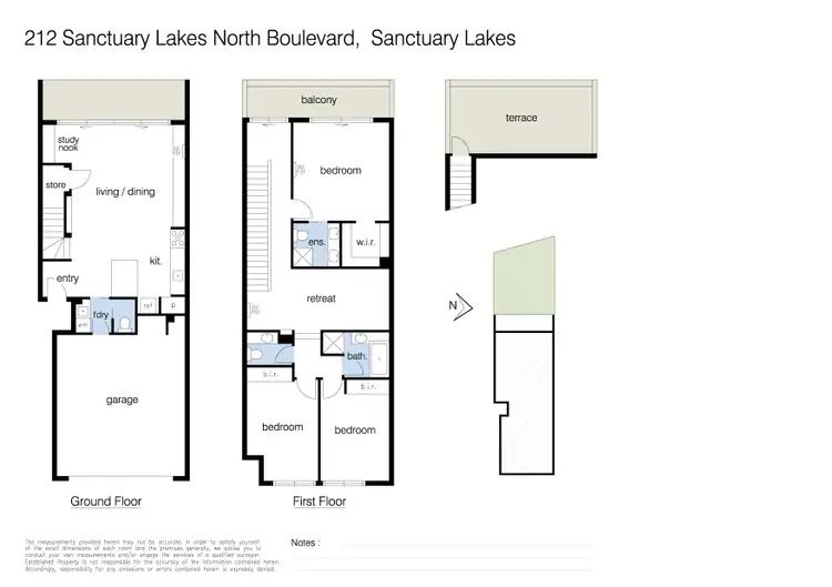 Floorplan of Homely house listing, 212 Sanctuary Lakes North Boulevard, Sanctuary Lakes VIC 3030