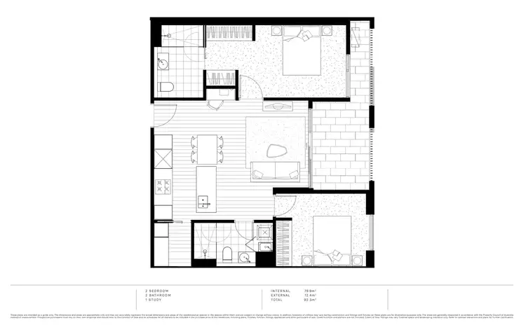 Floorplan of Homely apartment listing, 200 Sydney Road, Coburg VIC 3058