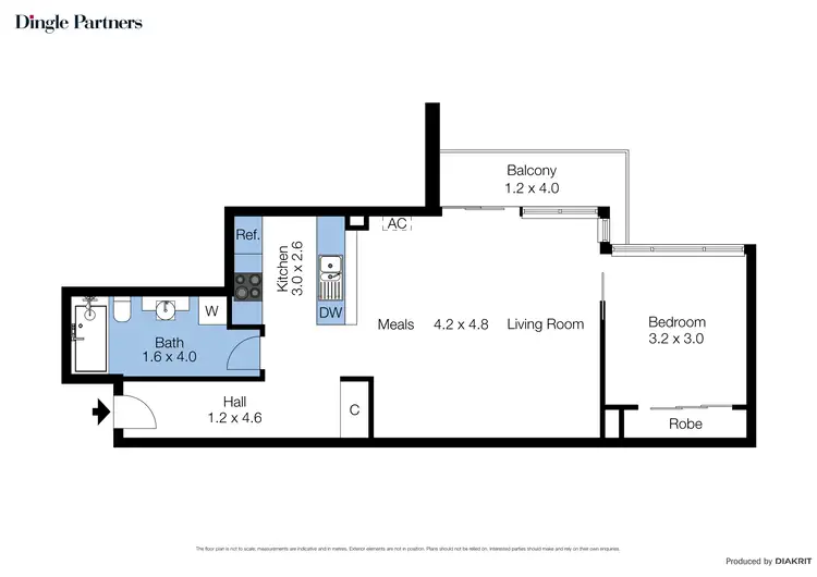 Floorplan of Homely apartment listing, 103/668 Bourke Street, Melbourne VIC 3000