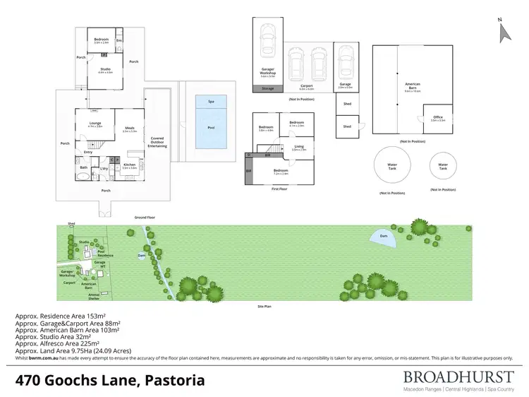 Floorplan of Homely house listing, 470 Goochs Lane, Kyneton VIC 3444