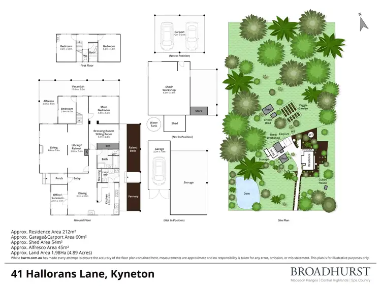 Floorplan of Homely house listing, 41 Hallorans Lane, Kyneton VIC 3444