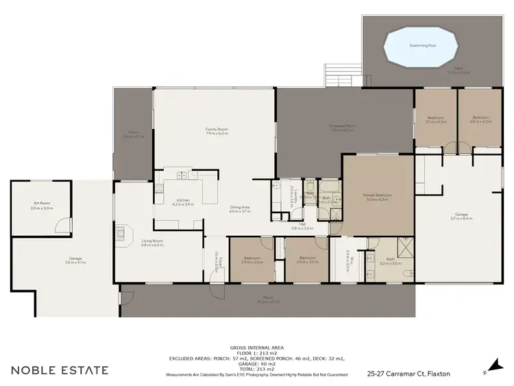 Floorplan of Homely rural property listing, 25-27 Carramar Court, Flaxton QLD 4560