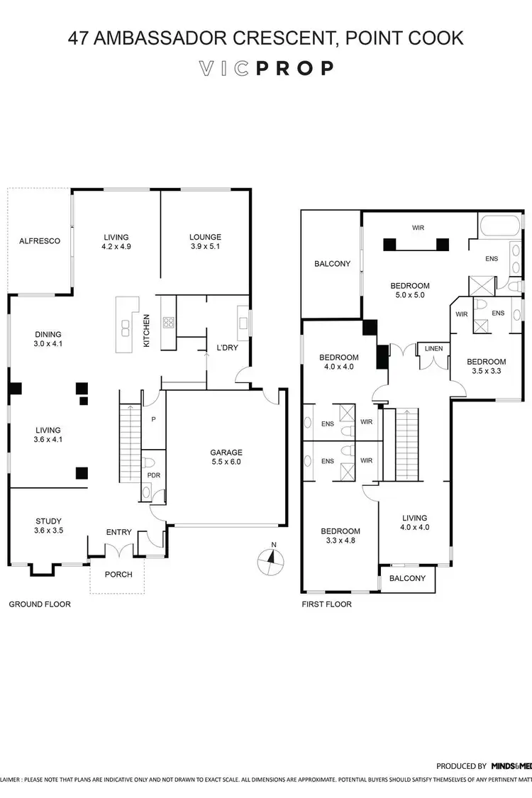 Floorplan of Homely house listing, 47 Ambassador Crescent, Point Cook VIC 3030