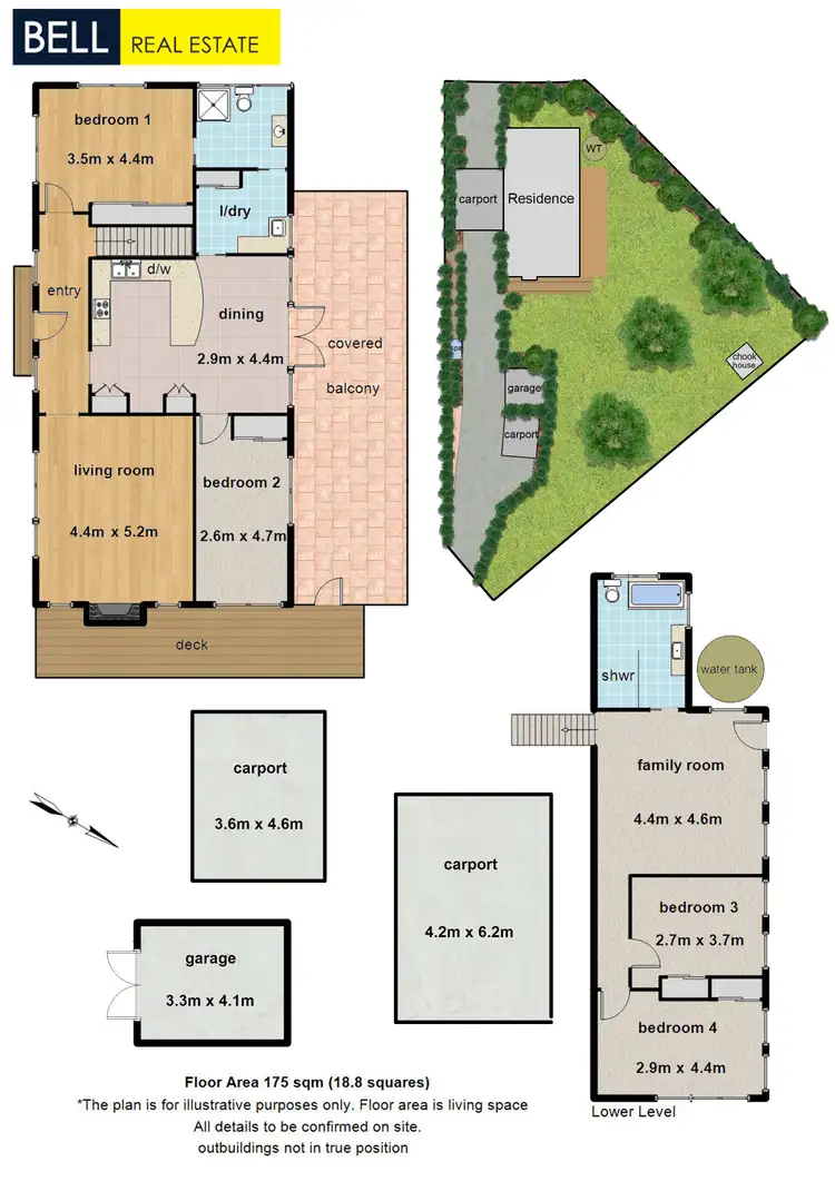 Floorplan of Homely house listing, 1 Johns Crescent, Mount Evelyn VIC 3796