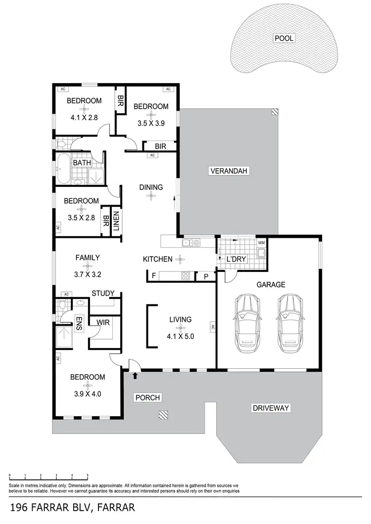 Floorplan of Homely house listing, 196 Farrar Boulevard, Johnston NT 832