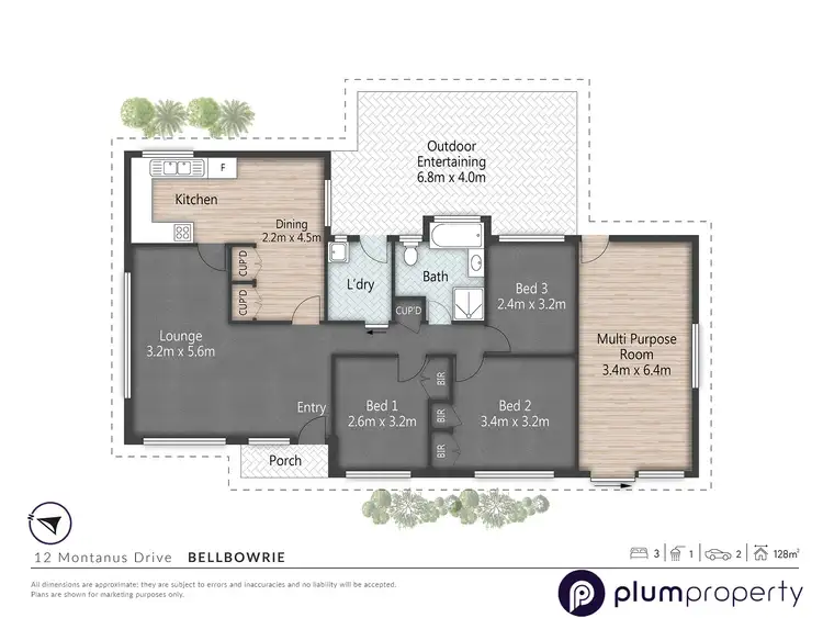 Floorplan of Homely house listing, 12 Montanus Drive, Bellbowrie QLD 4070