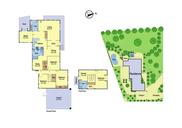 Floorplan of Homely house listing, 126 Dalton Street, Eltham VIC 3095