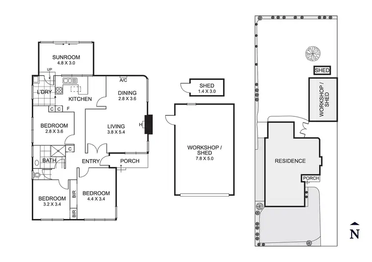 Floorplan of Homely house listing, 17 Morris Street, Parkdale VIC 3195