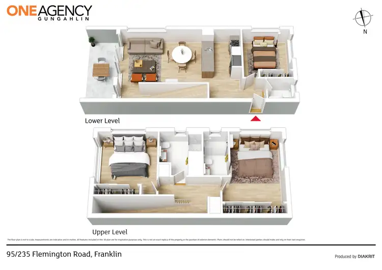 Floorplan of Homely apartment listing, 95/235 Flemington Road, Franklin ACT 2913