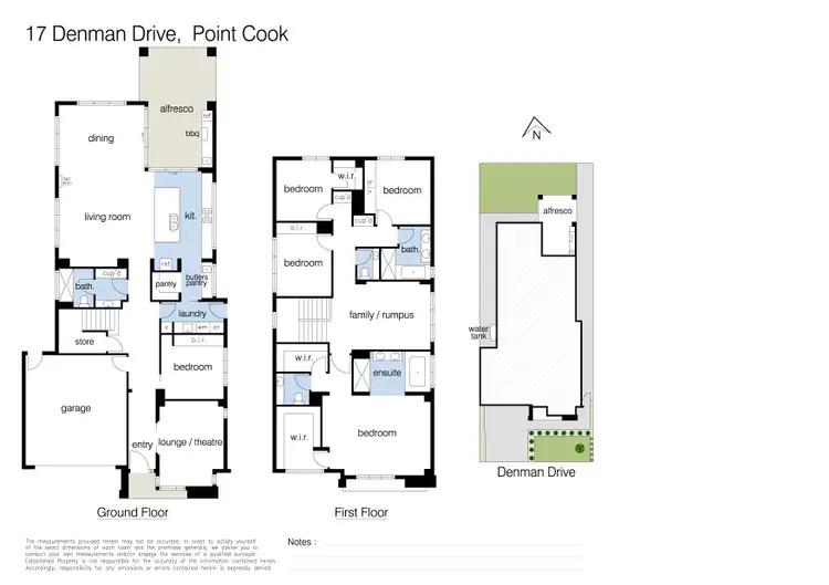 Floorplan of Homely house listing, 17 Denman Drive, Point Cook VIC 3030