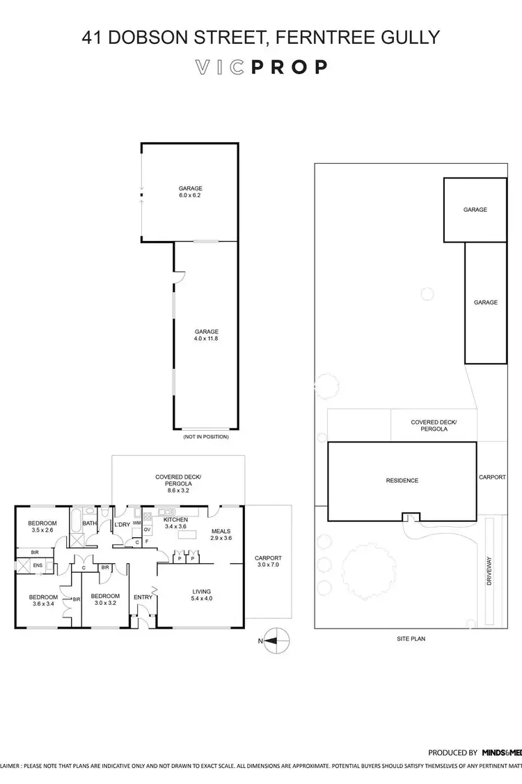 Floorplan of Homely house listing, 41 Dobson Street, Ferntree Gully VIC 3156