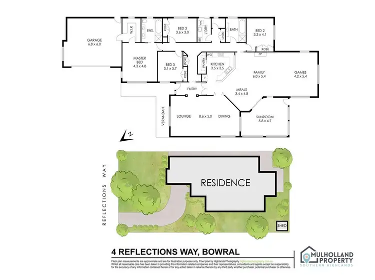 Floorplan of Homely house listing, 4 Reflections Way, Bowral NSW 2576