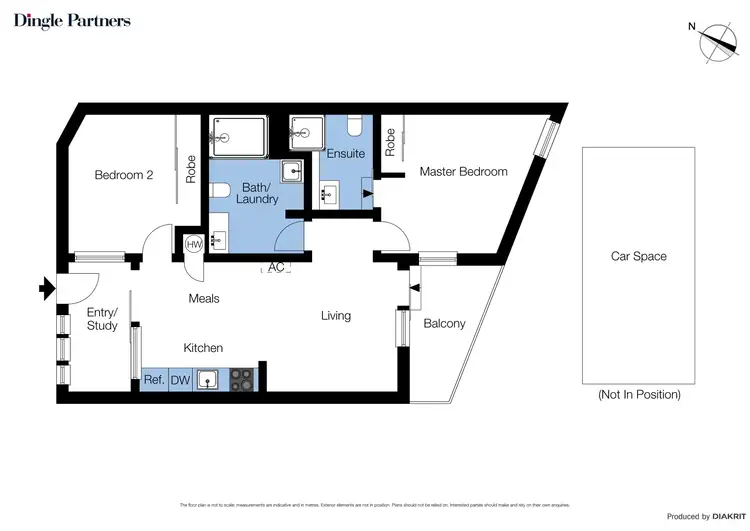 Floorplan of Homely apartment listing, 808/565 Flinders Street, Melbourne VIC 3000