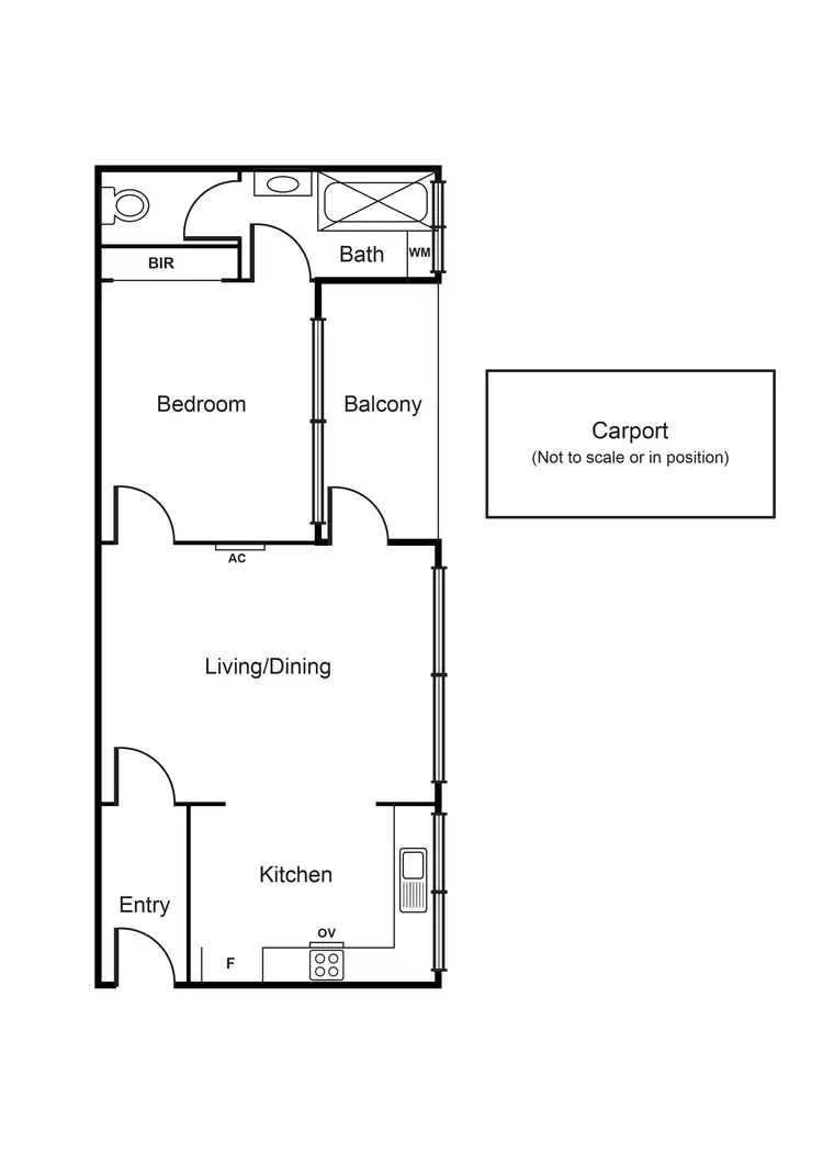 Floorplan of Homely apartment listing, 12/36 Rosella Street, Murrumbeena VIC 3163