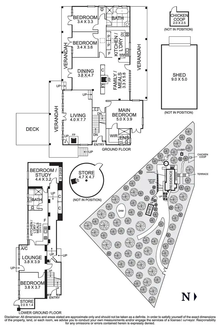 Floorplan of Homely house listing, 10 Wilma Grove, St Andrews VIC 3761