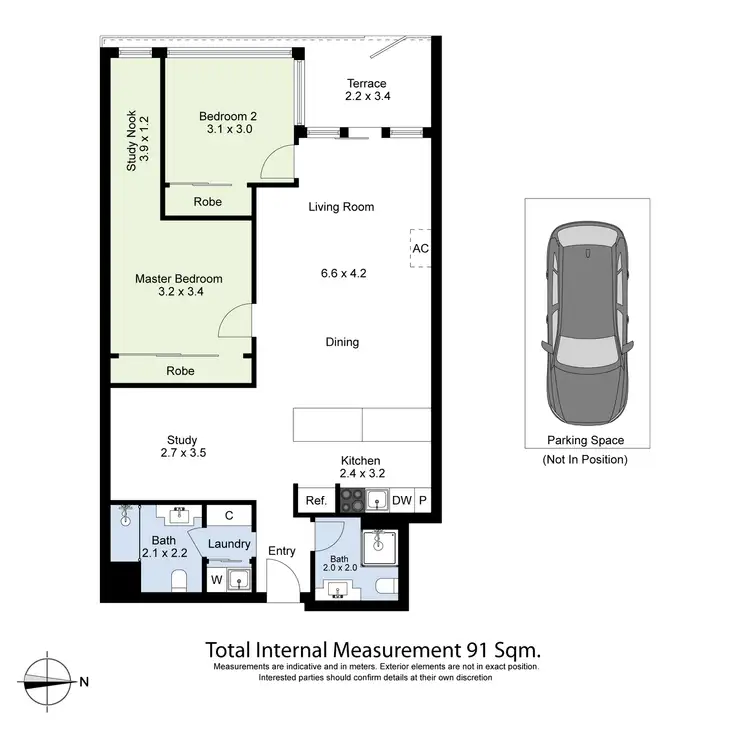 Floorplan of Homely apartment listing, 107/1 Moreland Street, Footscray VIC 3011