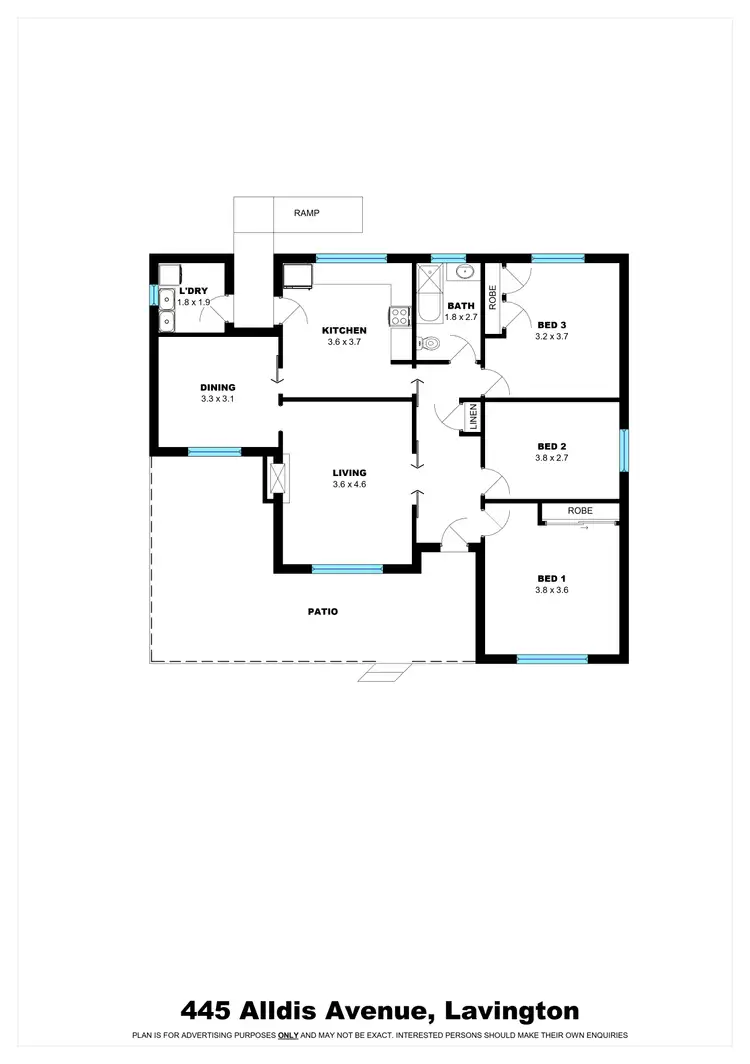 Floorplan of Homely house listing, 445 Alldis Avenue, Lavington NSW 2641