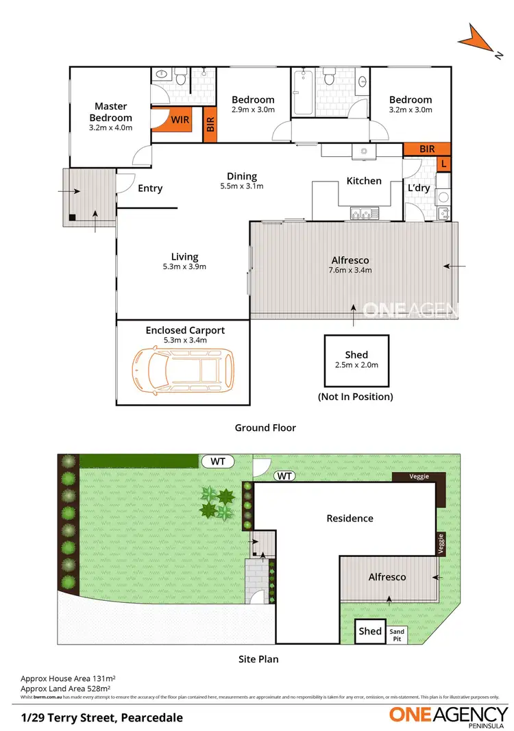 Floorplan of Homely house listing, 1/29 Terry Street, Pearcedale VIC 3912