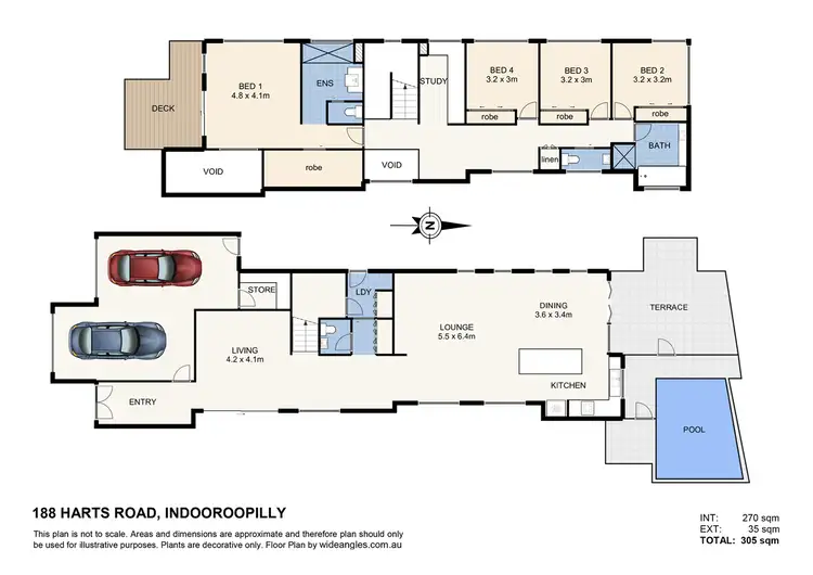 Floorplan of Homely house listing, 188 Harts Road, Indooroopilly QLD 4068