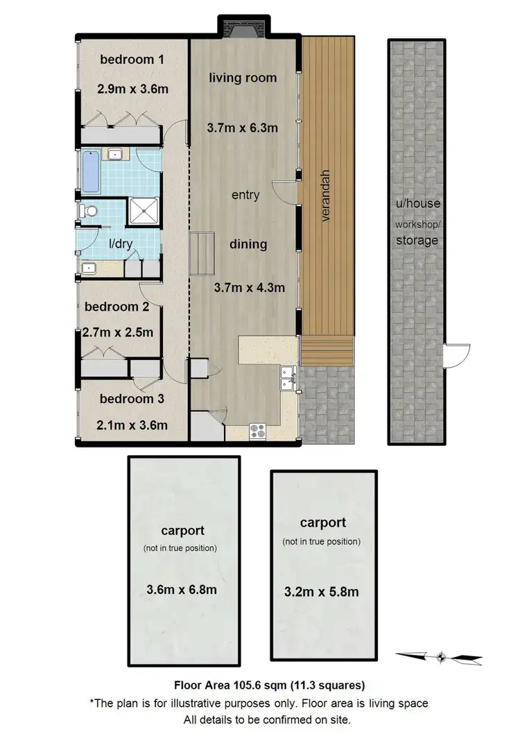 Floorplan of Homely house listing, 33 Jeeves Avenue, Kalorama VIC 3766