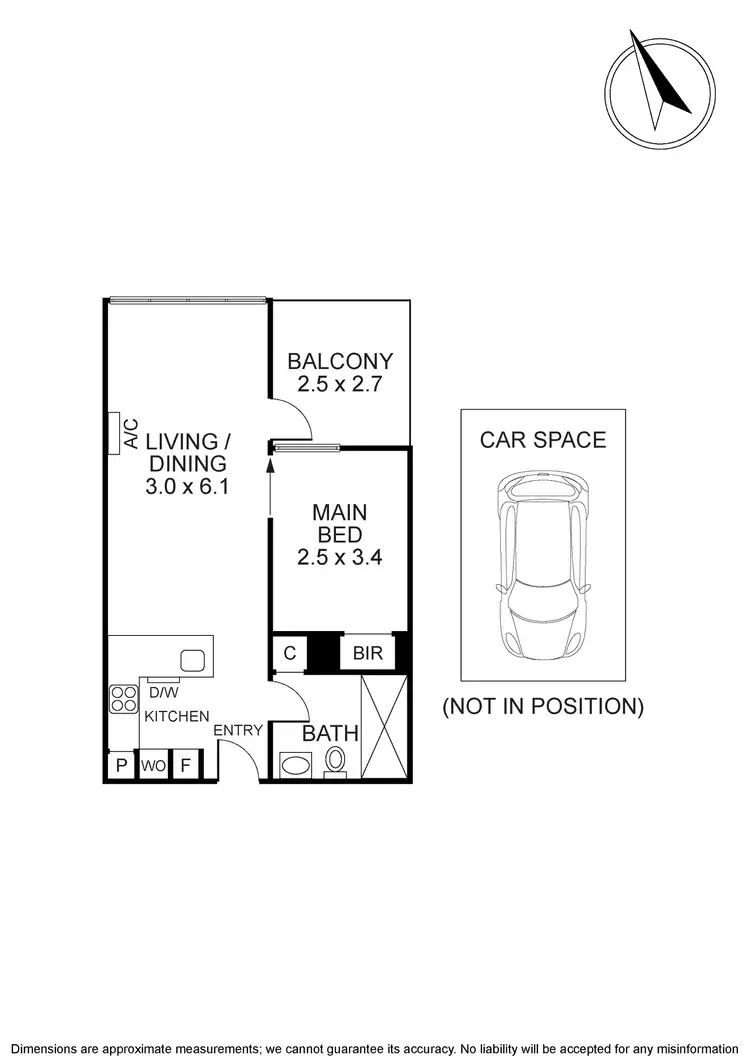 Floorplan of Homely apartment listing, 136/218 Bay Road, Sandringham VIC 3191