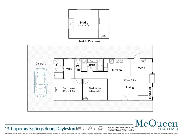 Floorplan of Homely house listing, 13 Tipperary Springs Road, Daylesford VIC 3460