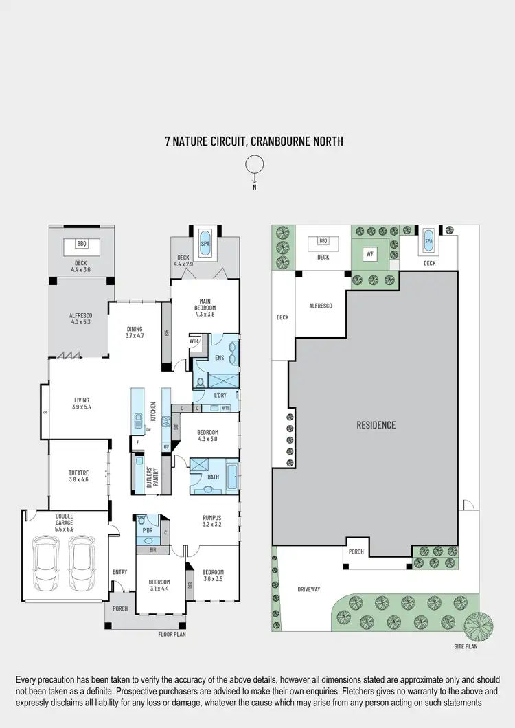 Floorplan of Homely house listing, 7 Nature Circuit, Cranbourne North VIC 3977