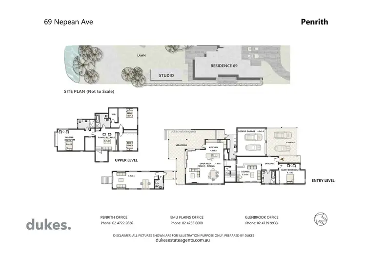 Floorplan of Homely semi-detached listing, 69 Nepean Avenue, Penrith NSW 2750