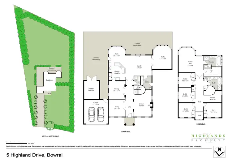 Floorplan of Homely house listing, 5 Highland Drive, Bowral NSW 2576