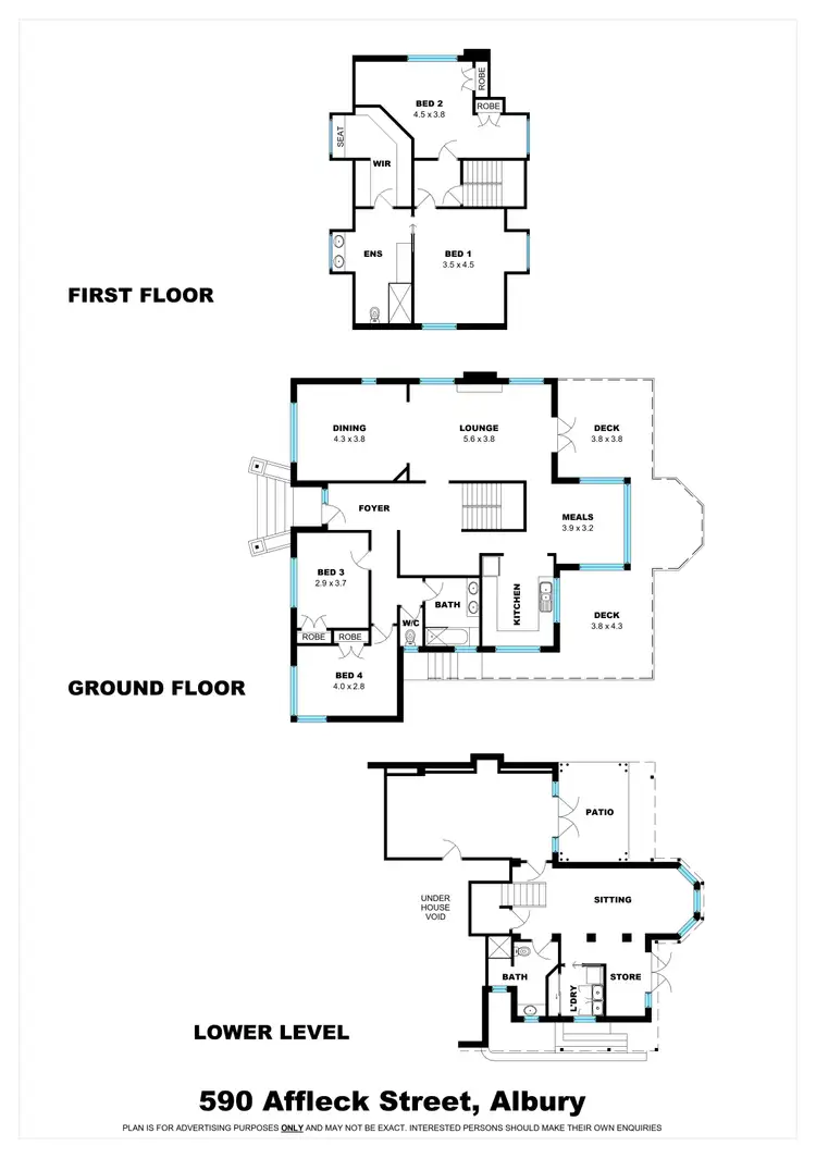 Floorplan of Homely house listing, 590 Affleck Street, Albury NSW 2640