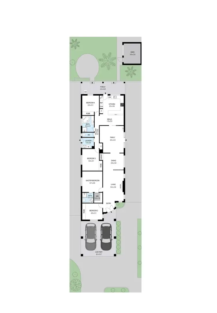Floorplan of Homely house listing, 515 Kooyong Road, Gardenvale VIC 3185