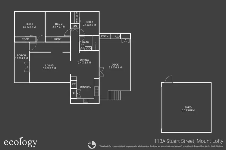 Floorplan of Homely house listing, 113A Stuart Street, North Toowoomba QLD 4350